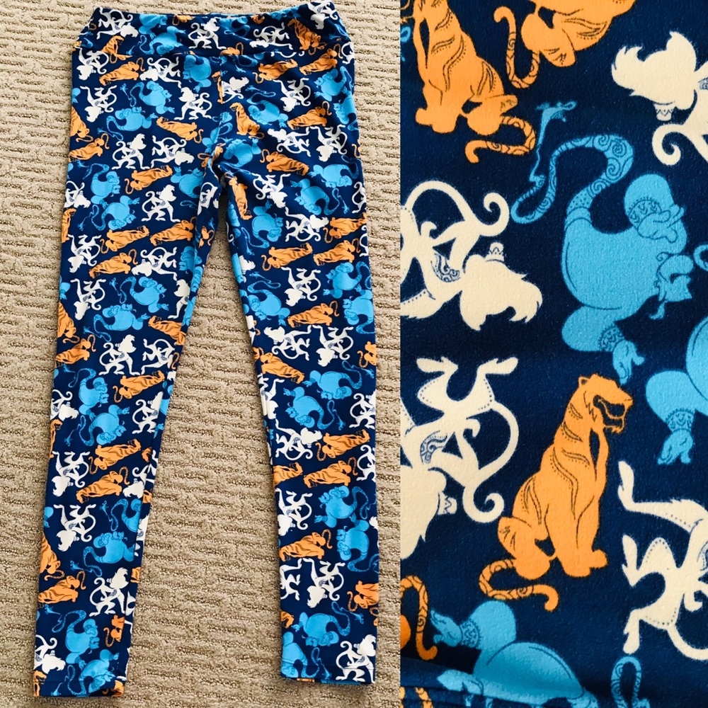 DAILY DEAL! LULUAROE Disney ALADDIN Cozy Leggings One-Size
